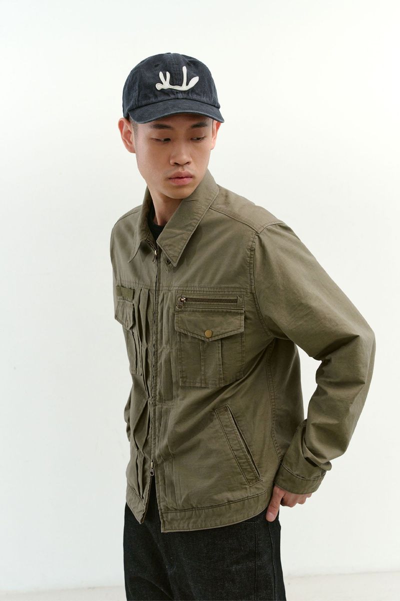 Vintage Washed Downfall Cap (Washed Black)