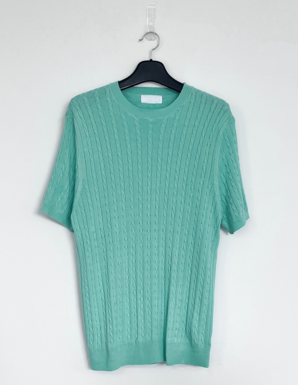 Palette twist short sleeve Knit
