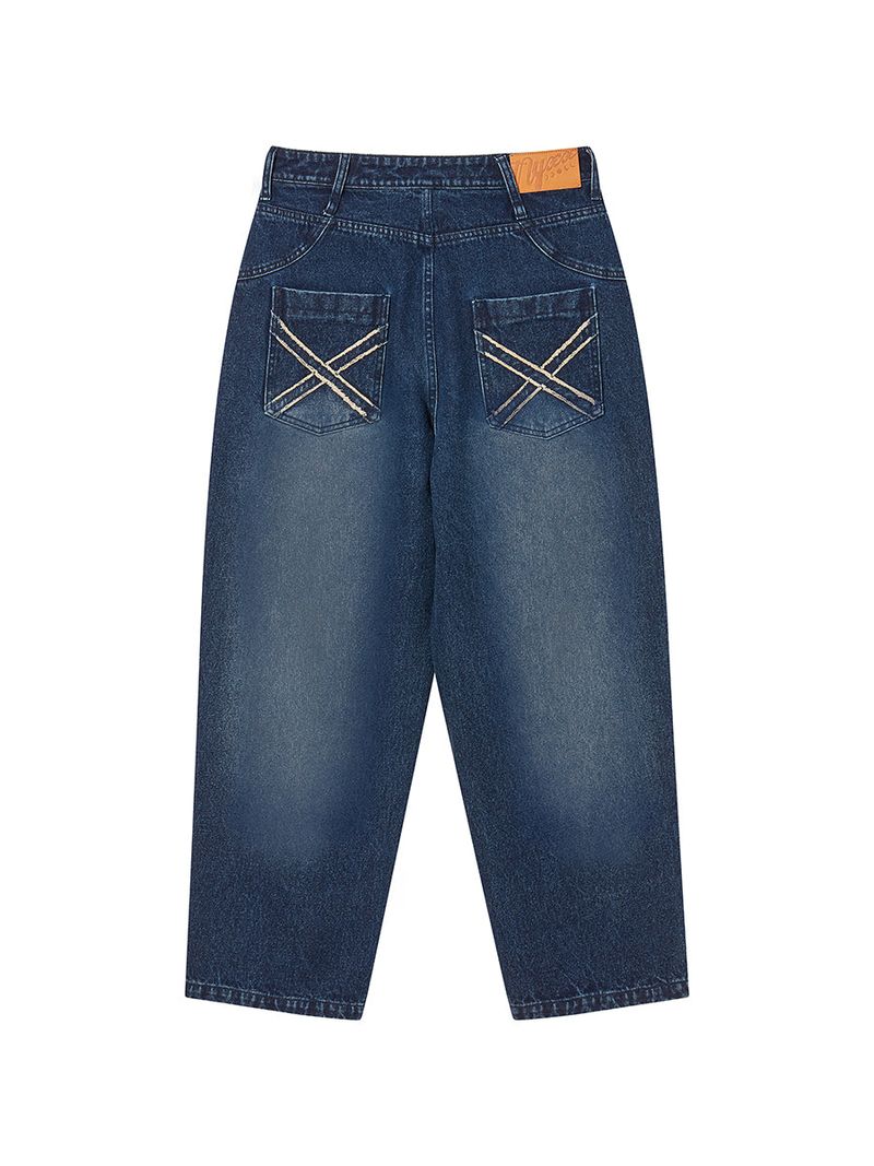 GRAFFITY DENIM PANTS (INDIGO)