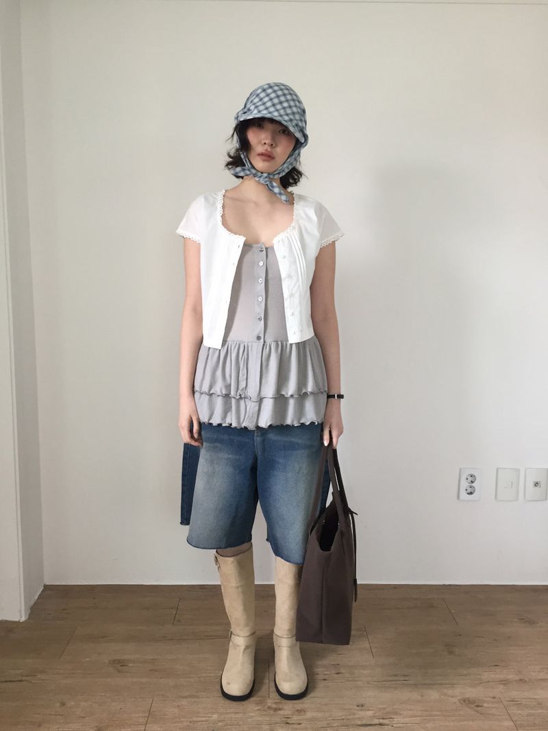 Buckle leather long boots (2color)