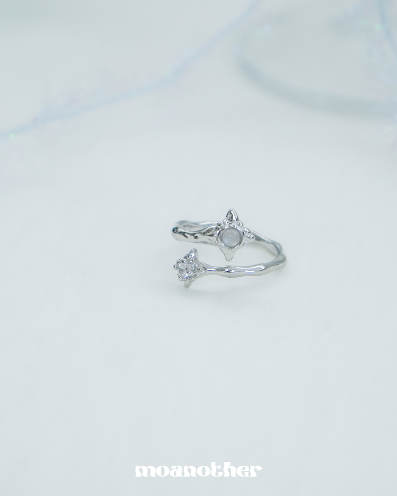 [IVE Liz,NMIXX Jiwoo Pick!] Oriental Vintage Open Ring