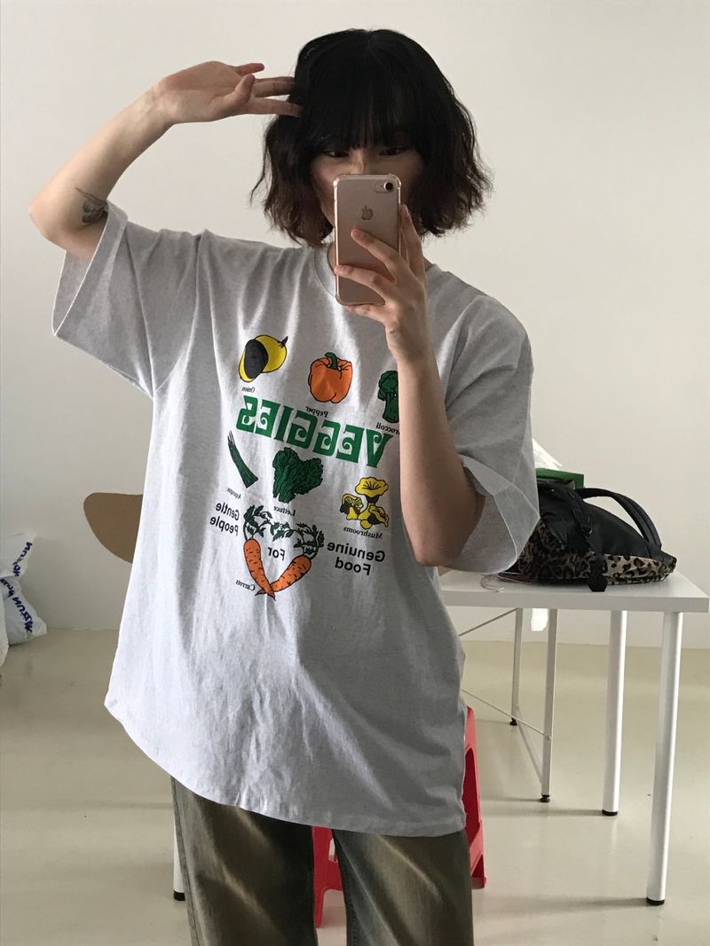 Arco iris（アルコイリス）の「Carrot boxy t （Tops）」