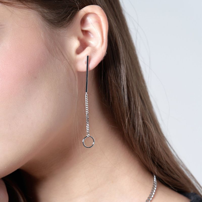 HAWHA(ハワ)の「CIRCLE LINE DROP EARRING(Accessories)」