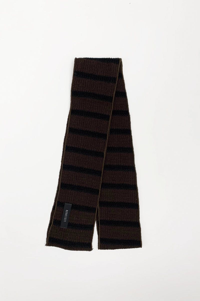 Stripe Winter Muffler (Brown)