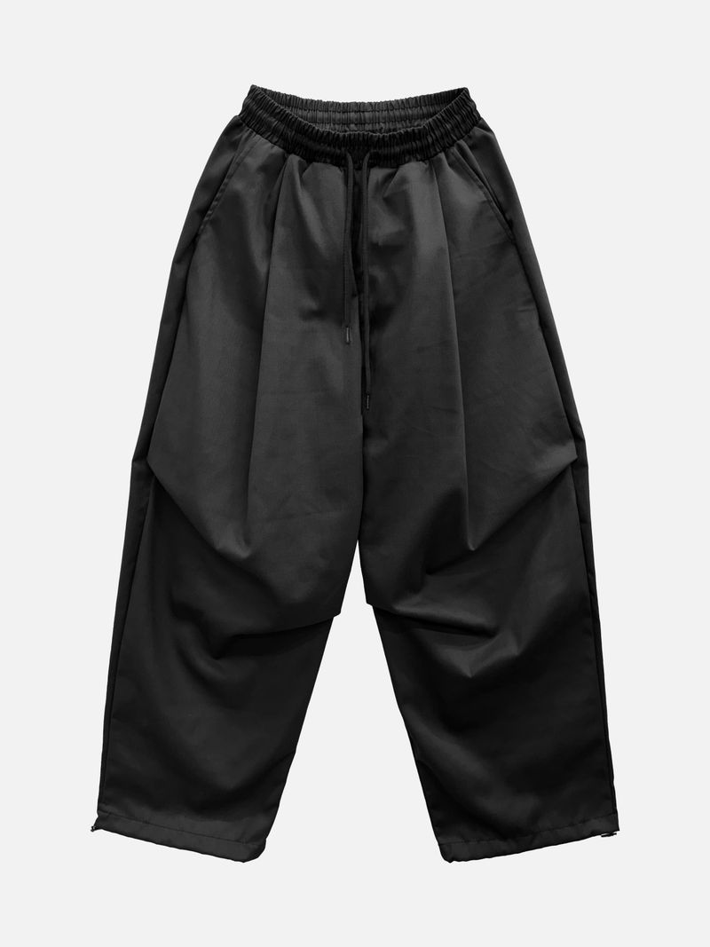 Tail Curved Wide Cotton Pants (4c)