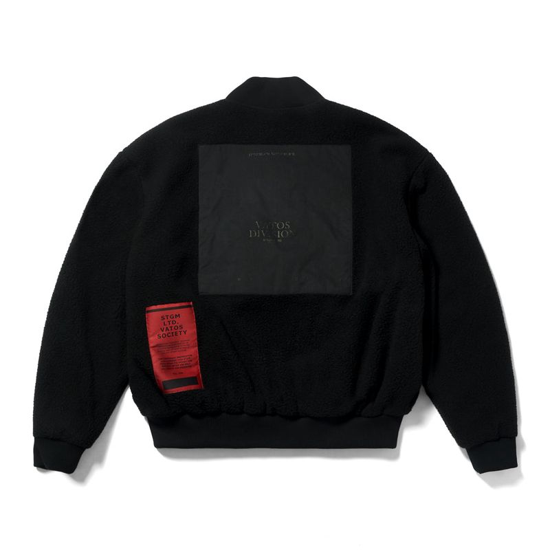 BLEND OVERSIZED FLEECE MA-1 JACKET