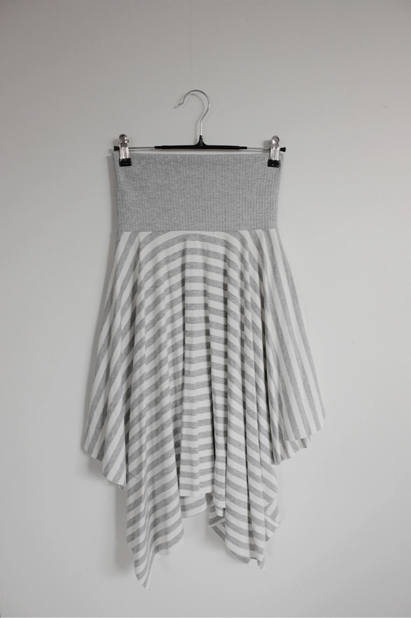 comfy stripe skirt (2c)