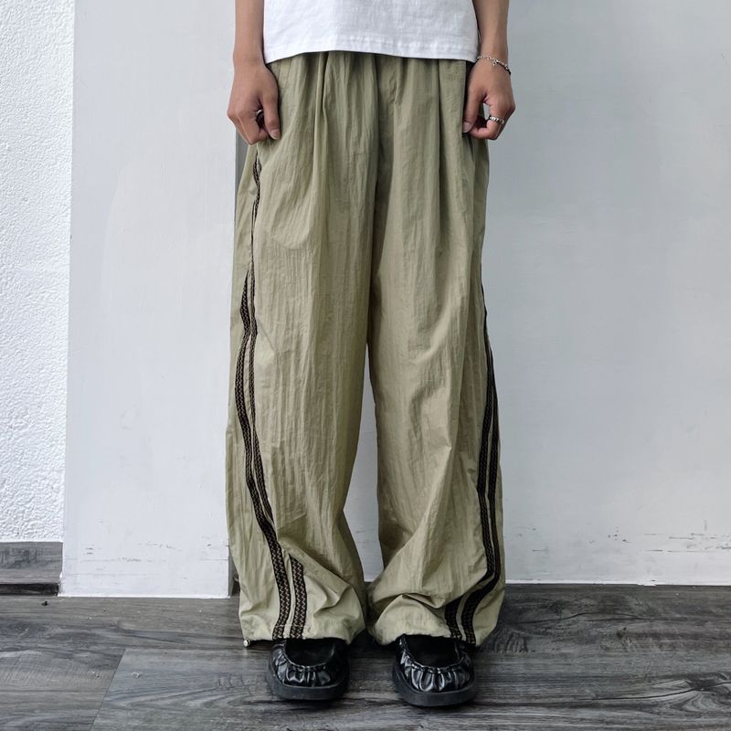 FADE MEET（フェードミート）の「Crumpled Texture Line-Detail Pants（Pants）」