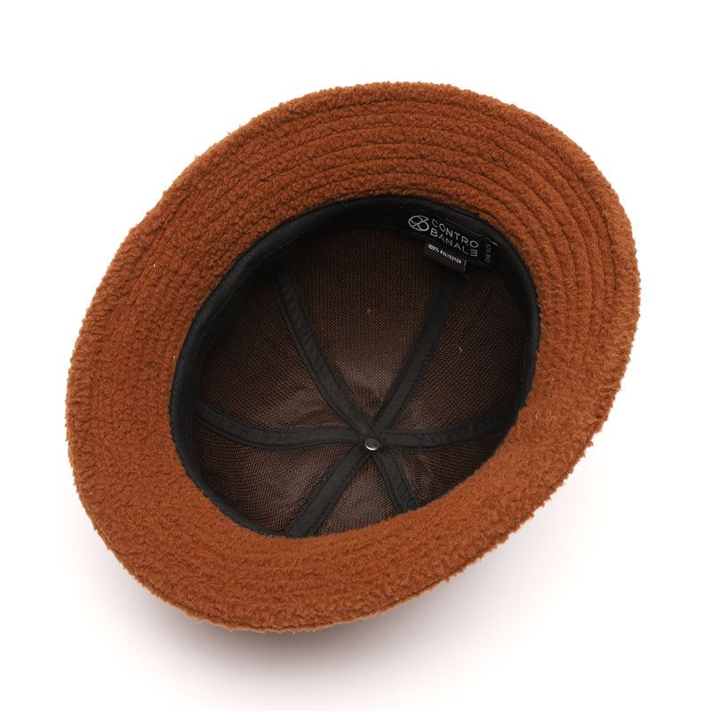 NUVOLINO FLEECE BUCKET HAT [BROWN]