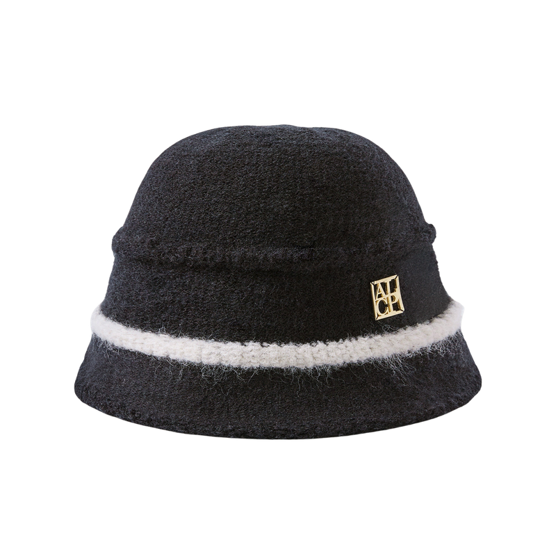 Line Layered Bucket Hat (Black)
