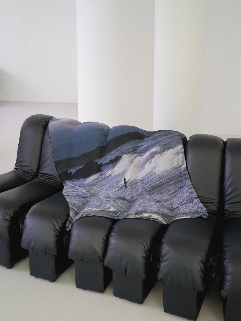 surfer fabric poster