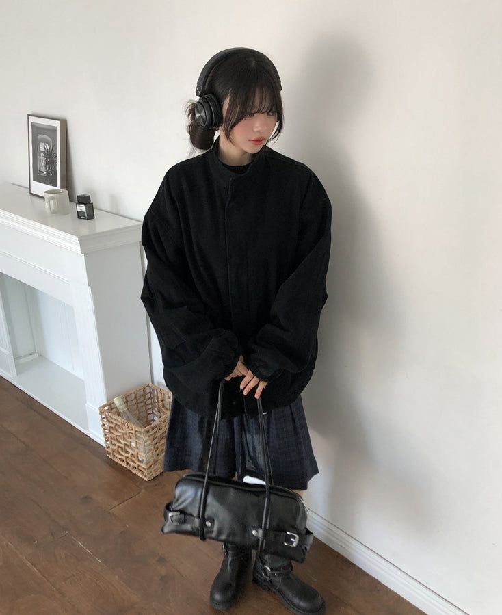 Kotori slit check midi skirt
