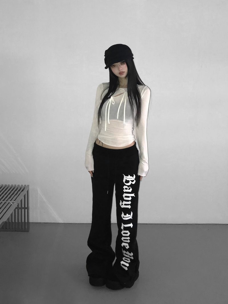ハウスイートブーツカットパンツ  (3 color) 
