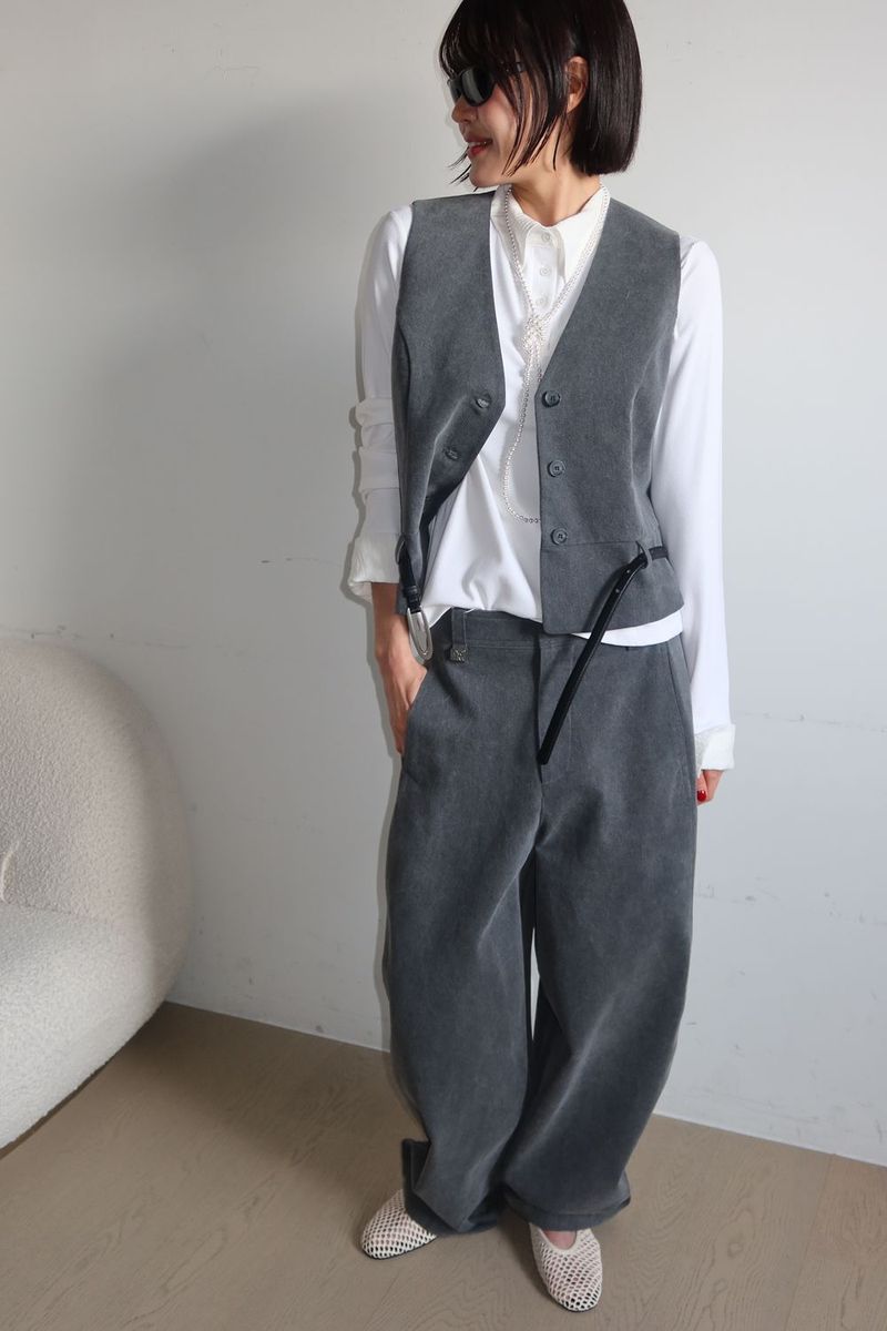 [SET-UP] COTTON BELT SET_CHACOAL