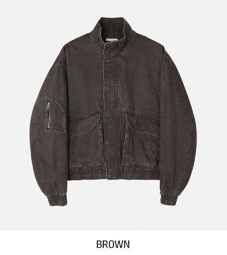 Lauto Washed Bomber Jacket
