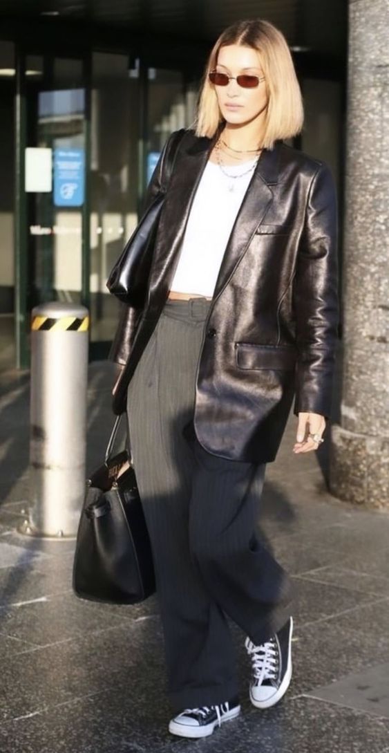 Noir leather jacket