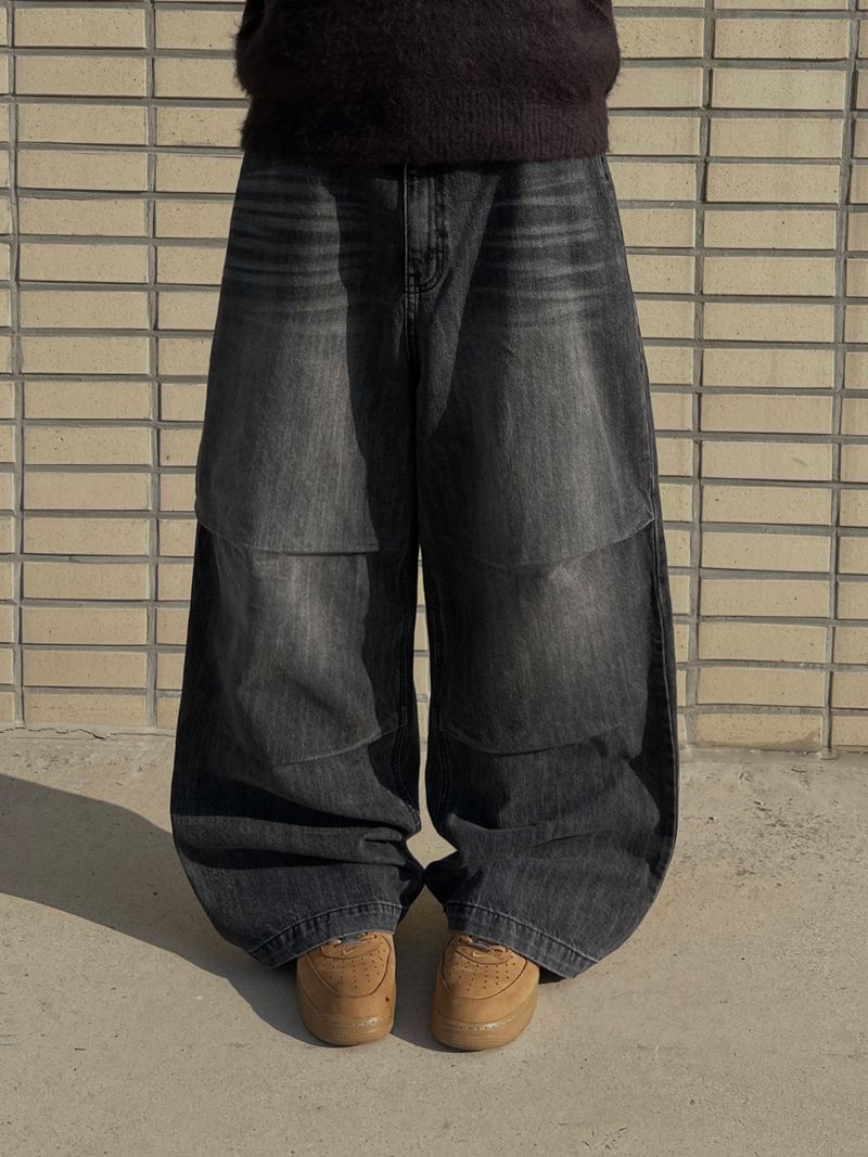ESOO(イス)の「Low Snap Balloon Denim Pants (2 Colors)(Pants)」