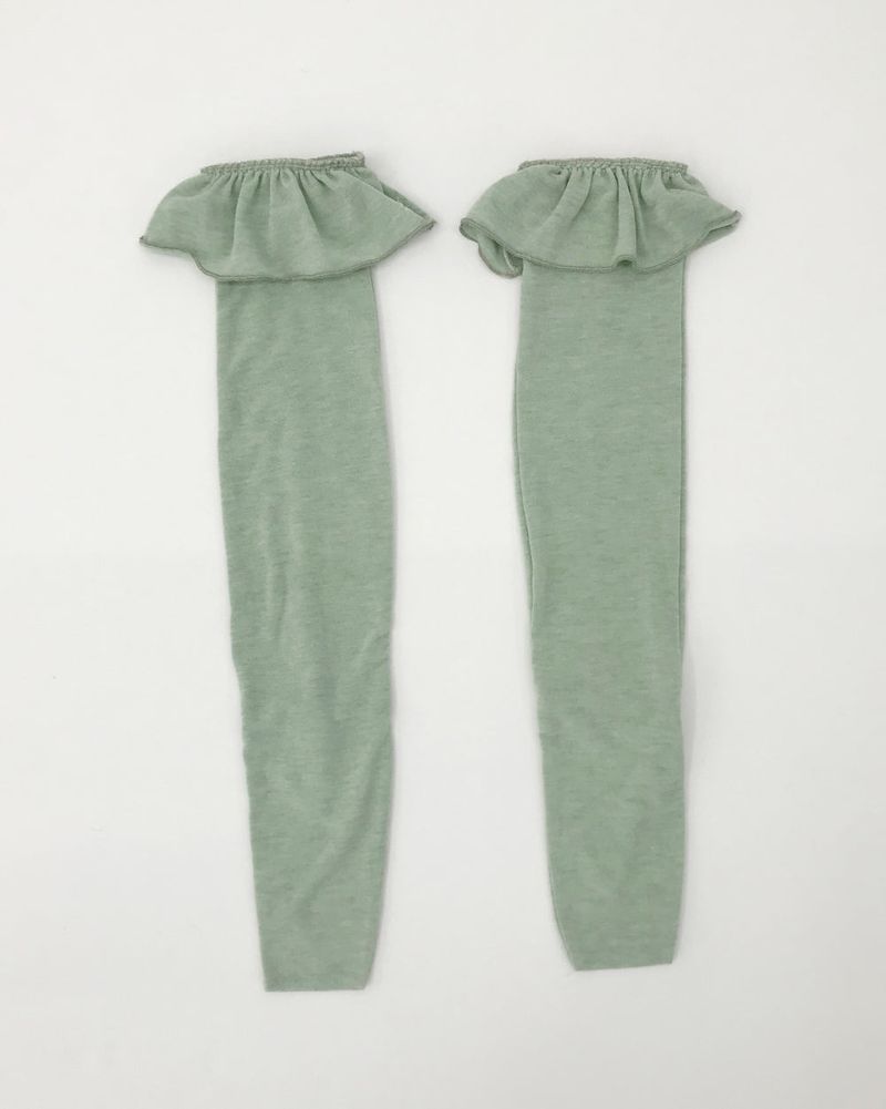 Mogu frill knee socks (9color) 