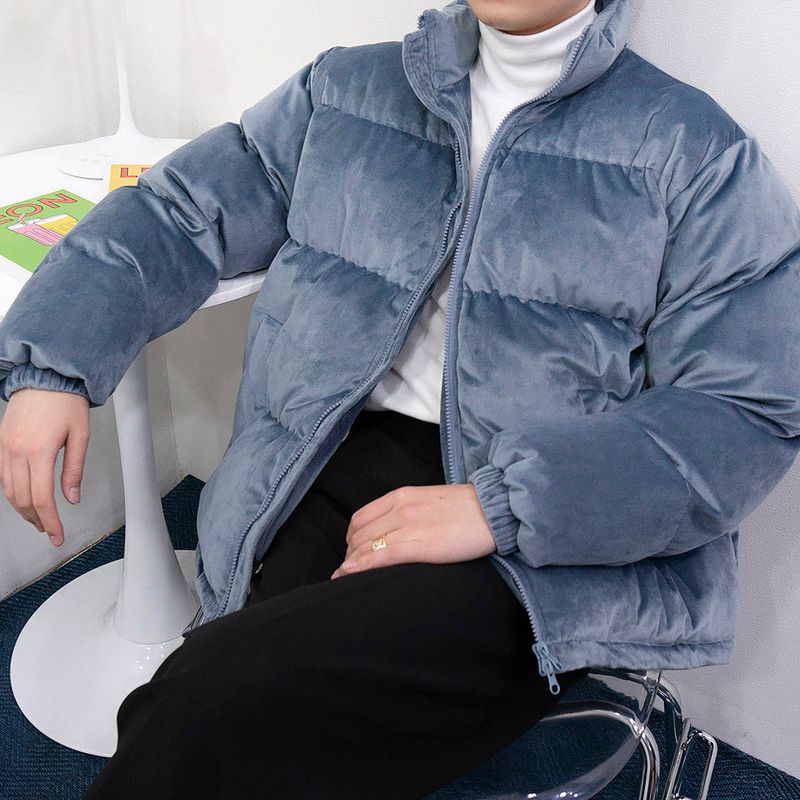 COZINESS（コジネス）の「[Unisex] Two-way Velvet Short Down Jacket (11 colors)（Jackets/Outerwear）」