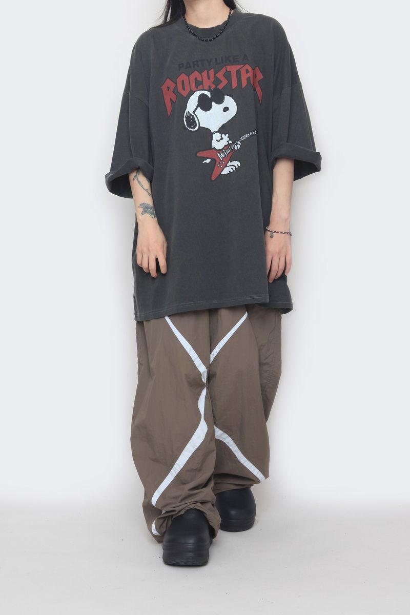 cross color banding pants