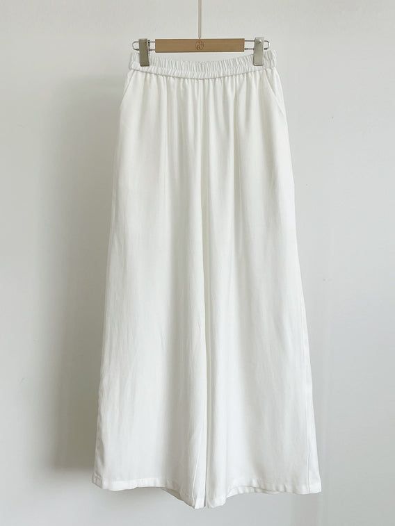 Bena Linen Sleeveless Banding Pants Set