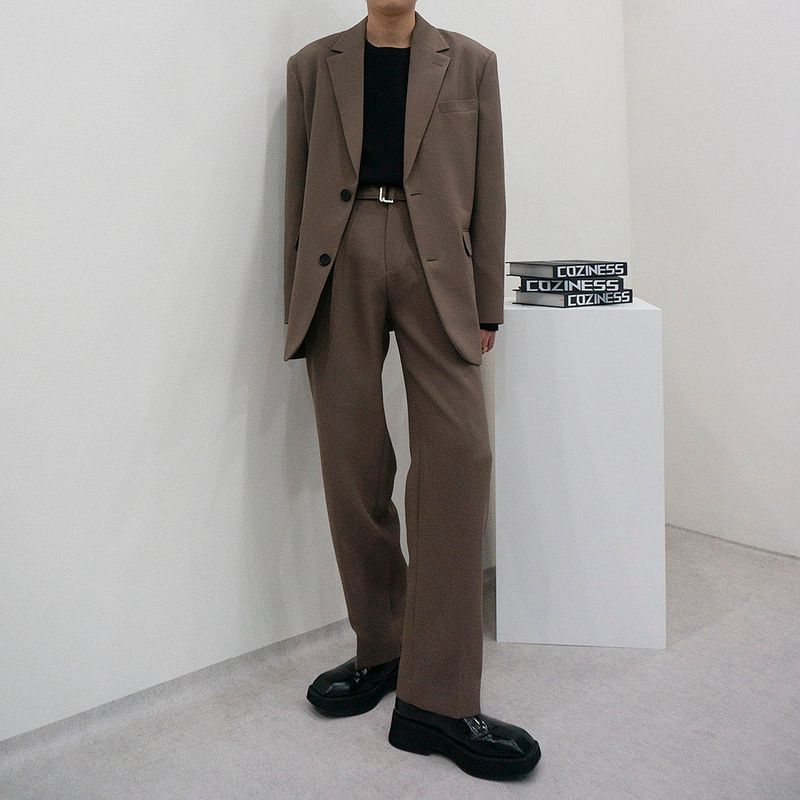 SK Daddy Half Two-Button Jacket (Set Up