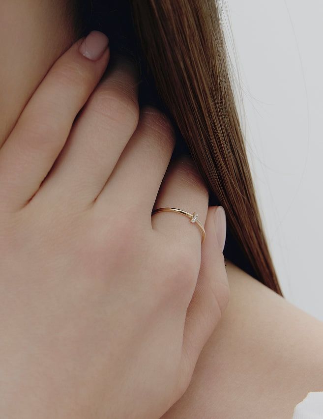 26SS★ Truly Essence 14K Merry Link Ring