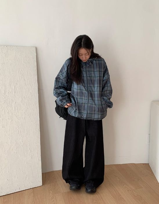 Sankyu Raw Denim Wide Pants