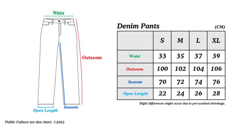Bombing Denim Pants - Various