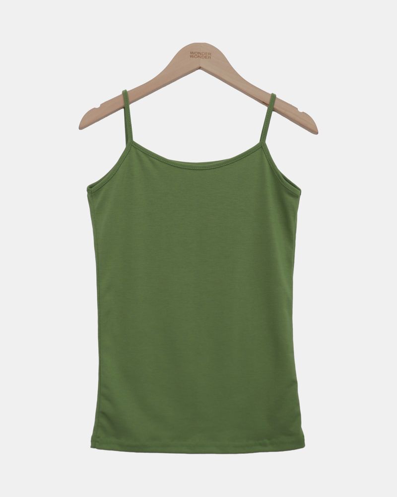 Bisom Color Strap Sleeveless Top