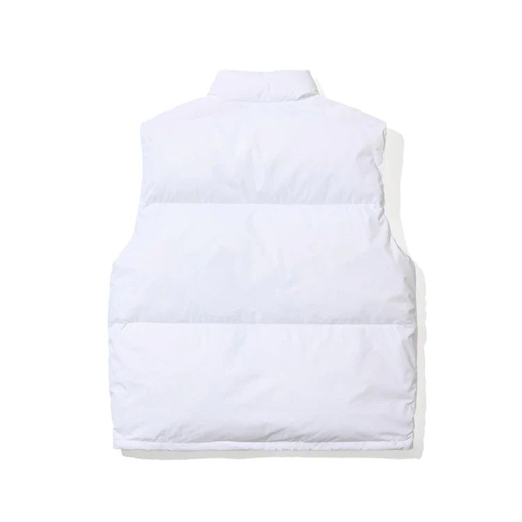 LOGO DOWN PADDING VEST WHITE
