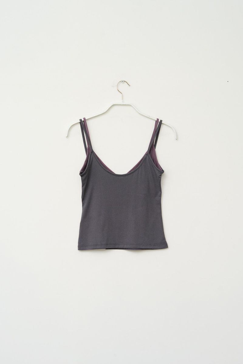 (W) Poy Layered Sleeveless