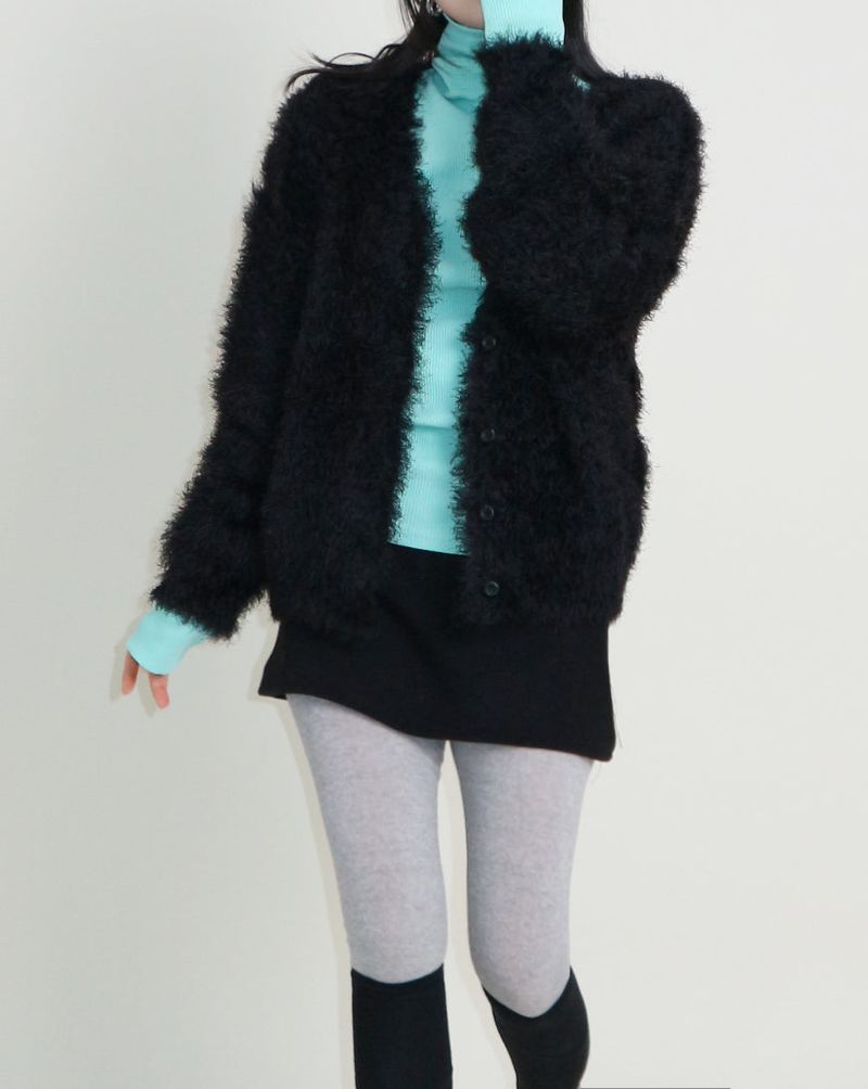 Plum Shorts Layered Mini Skirt (Wool Material)