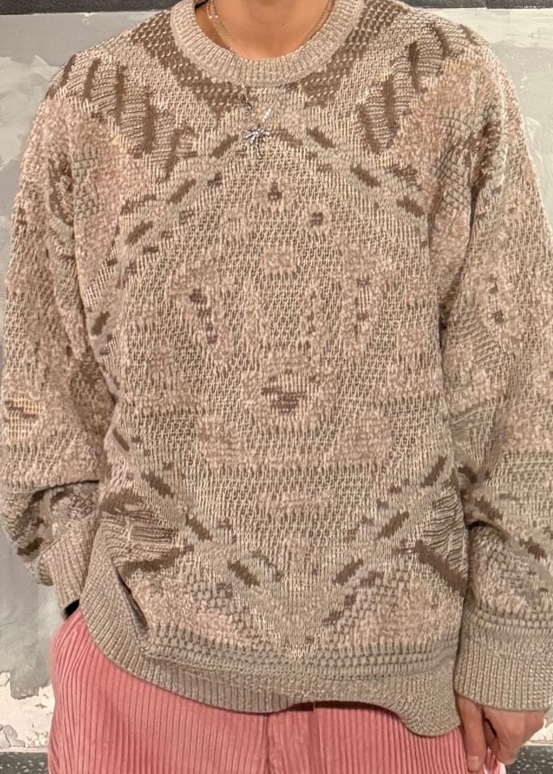 Mixed Knit Sweatshirt 2COLOR