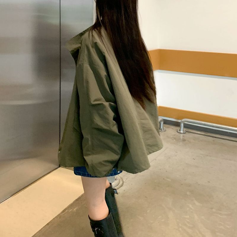 [Bellide made] Return Overfit Two-Way Pintuck Field Jacket