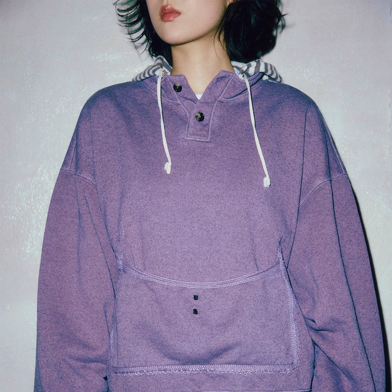 [OATSLIFE] Milk foam pullover / Emerald