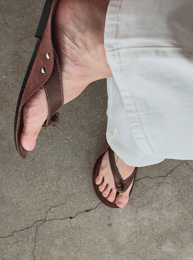 Stran Leather Flip-flops