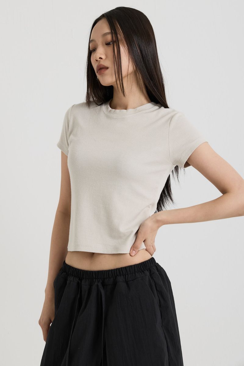 Baby T-shirt, Light Grey