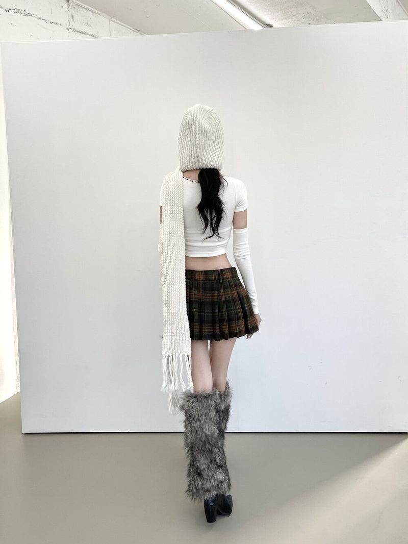 1120. Knit hood muffler (3color)