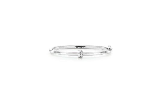 26SS★ [Premium Plating] H-Link AB(W) Single-Line Pave Bangle