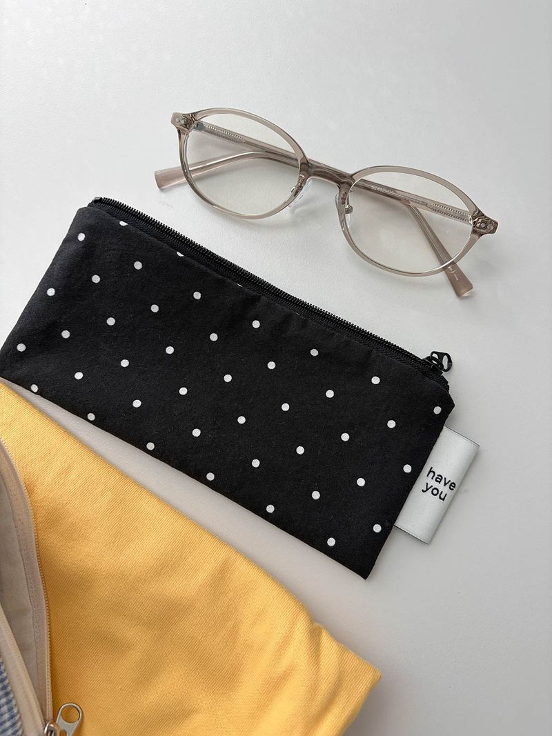 Baby dot tool pouch - black
