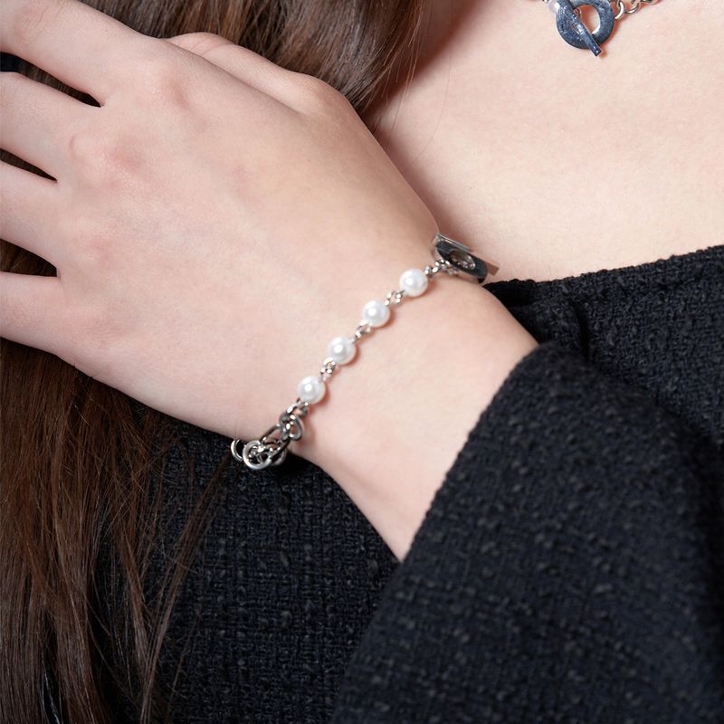 MIX CHAIN CAP BRACELET