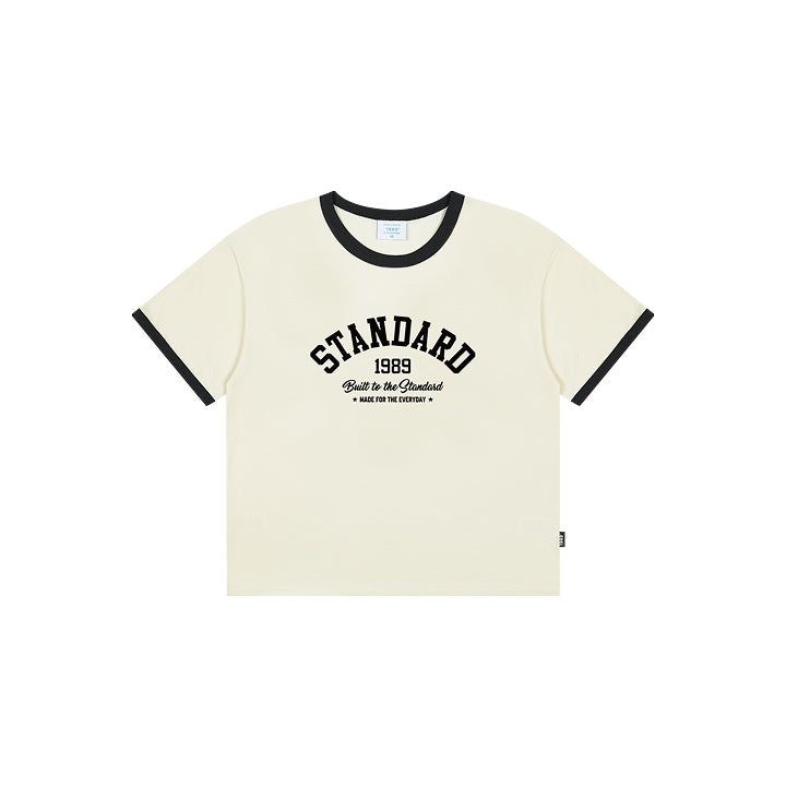 BUILT STANDARD Cool Cotton Crop Ringer Short Sleeve (SRCSTD-0256)