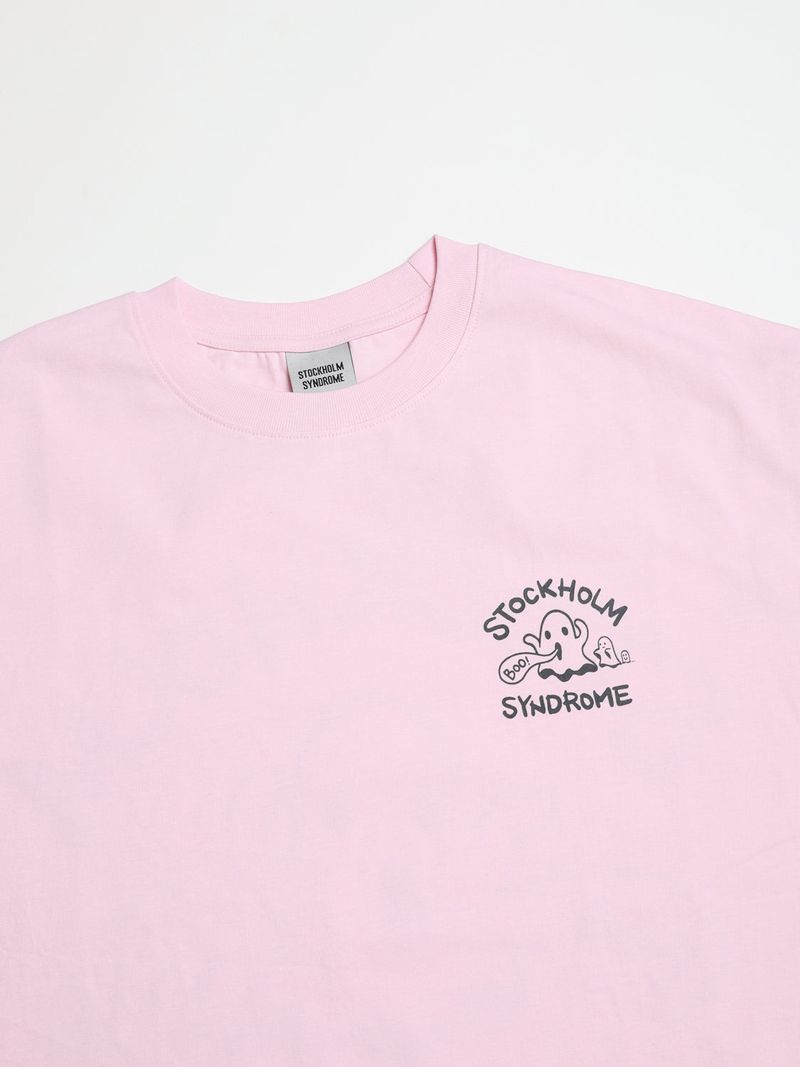ゴーストTシャツ - ピンク