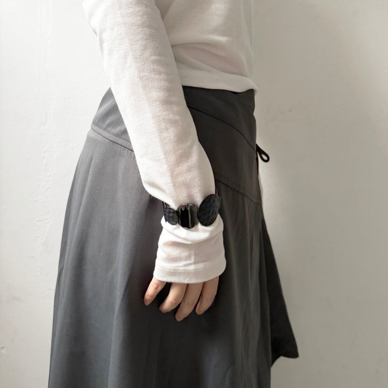 Polka Dot Noir Bracelet