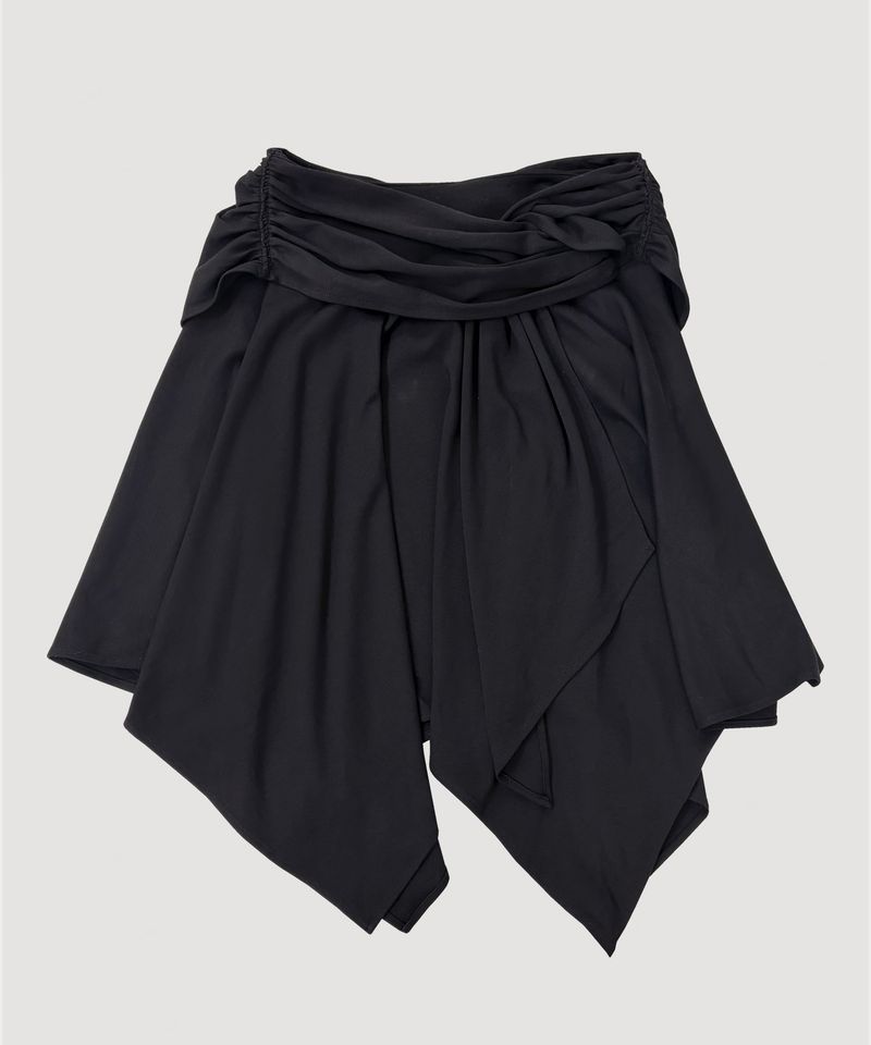 ASYMMETRIC DRAPE SKIRT