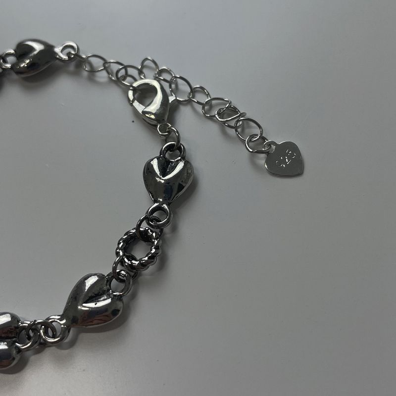heart ring bracelet (925silver)