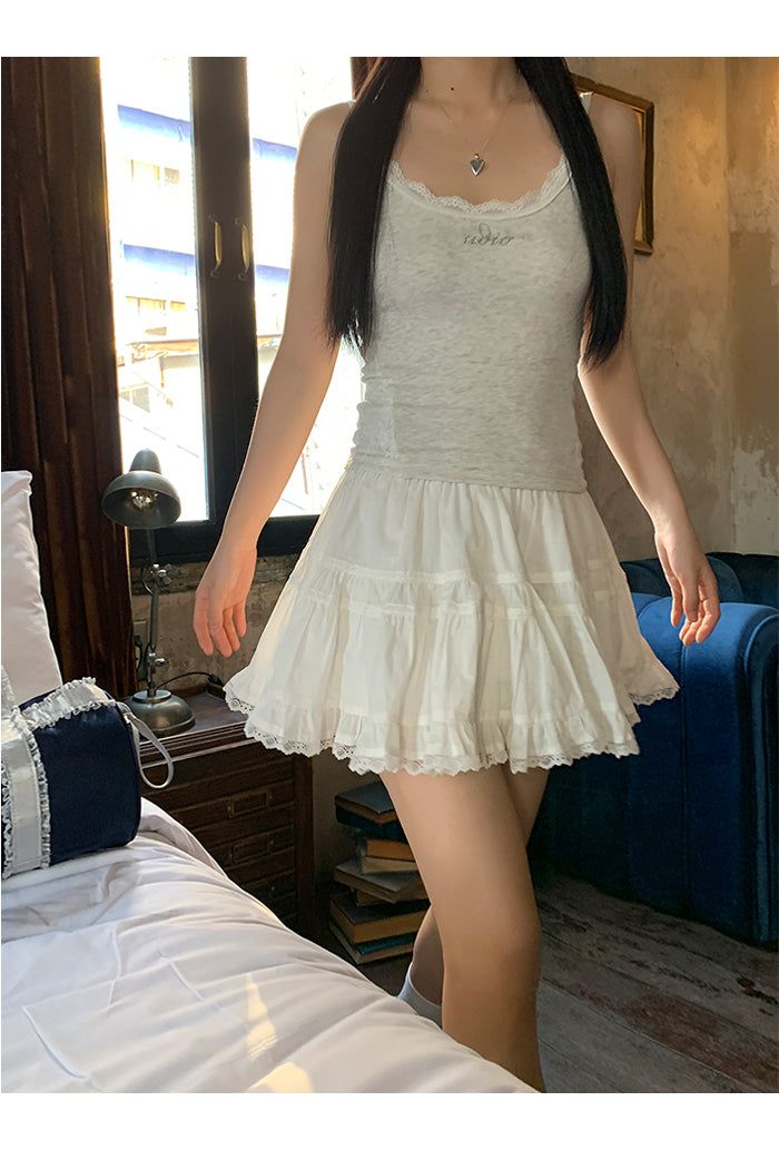 dereborujo（ドレボルゾー）の「white cancan lovely skirt（Skirts）」