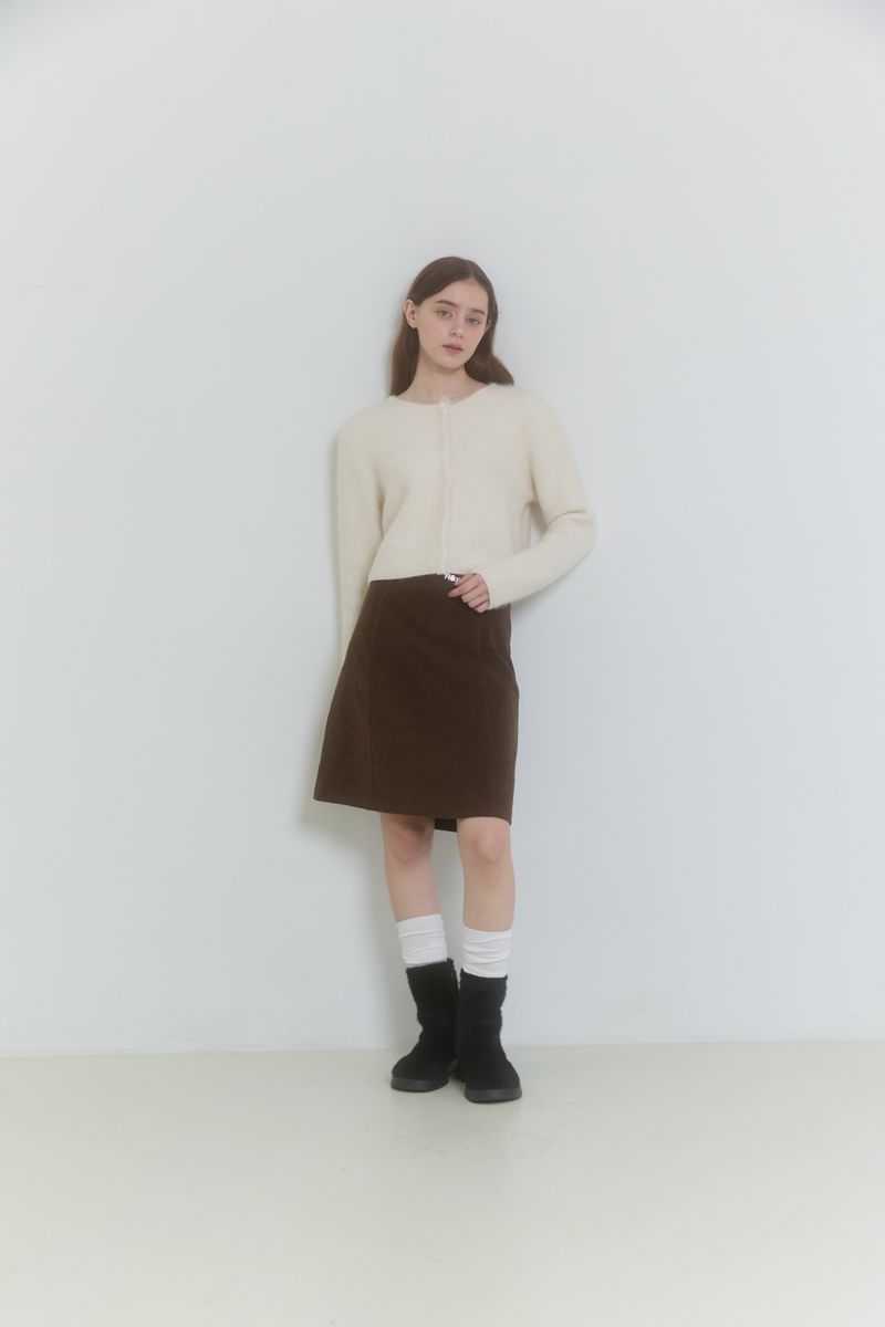 LACE FRILL CARDIGAN