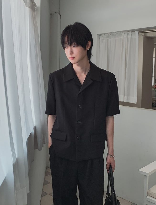 Chloe Stan Collar Half Crop Blazer